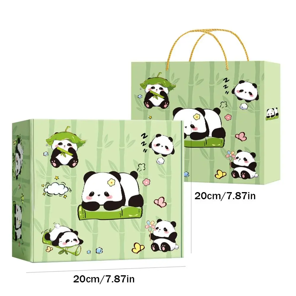 New Student Gift Panda Stationery Set Stickers Pencil Case Stationery Gift Pack Handbag Learning Supplies Ruler Set