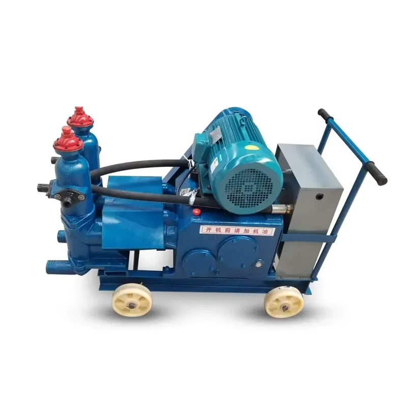 Concrete piston mortar pump for electric grouting pump