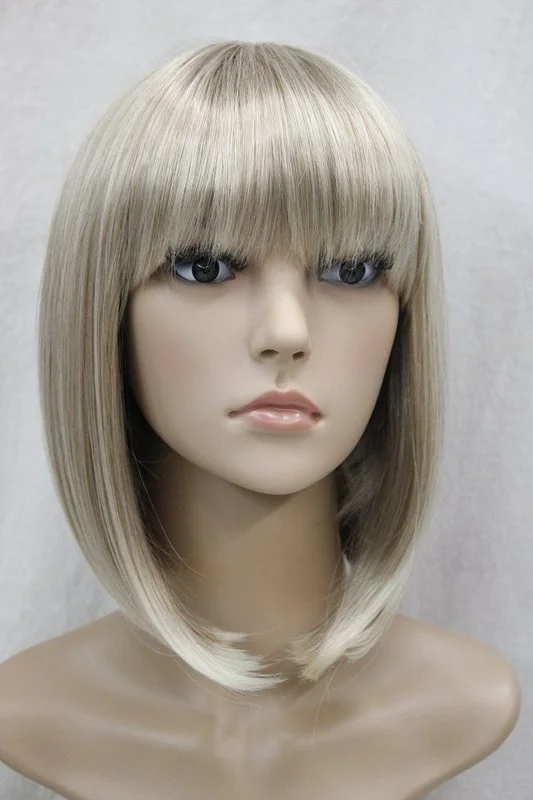 

Ladies Light Blonde Long Straight Wig Hair Synthetic Full Wigs