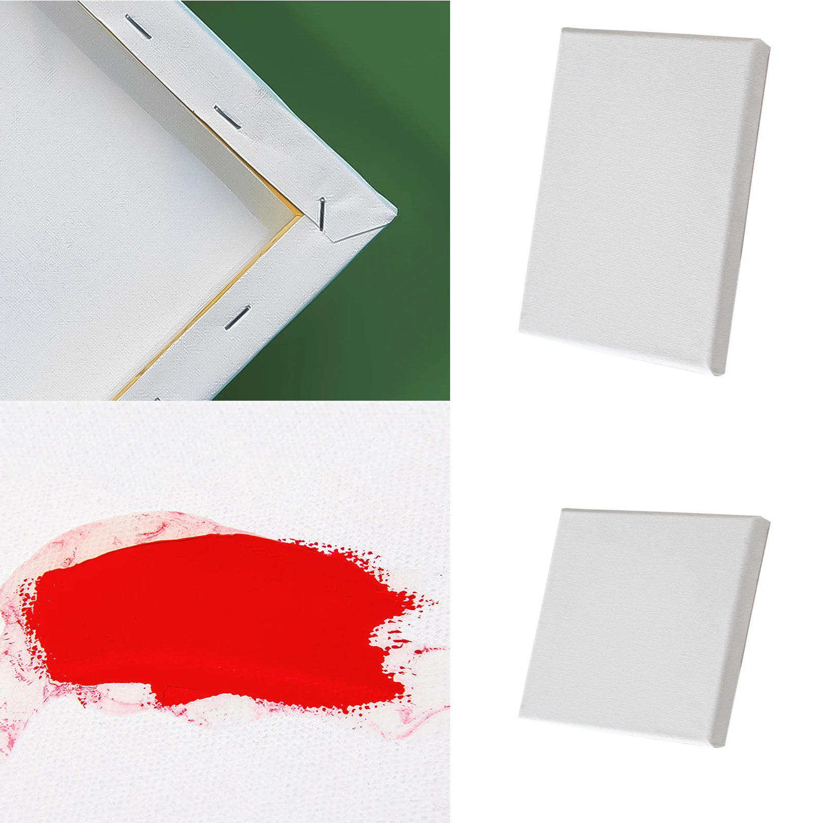 Blank Canvas Board Oil Painting Frame 15*15/20*30cm Stretched Canvas Art Drawing Acrylic Gouache Creation DIY Graffiti Supplies