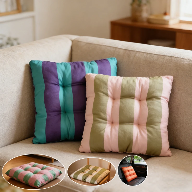 

Square Breathable Fabric Cushion for Comfortable Sitting Dining Chair Cushion Suitable for Sofas Office Chairs Soft and Fluffy