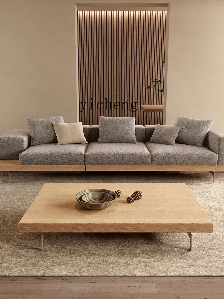 Japanese Style Coffee Table Rectangular Minimalist Living Room Table