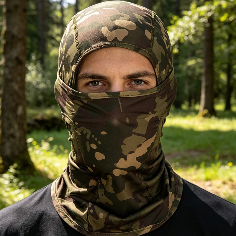 1pcs/Summer Ice Silk Neck Gaiter Breathable Sun Protection Face Cover Outdoor Sports Headgear