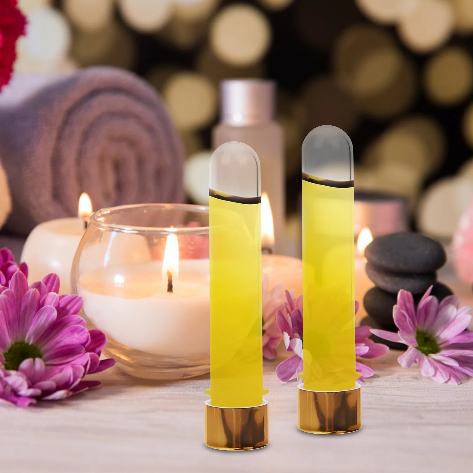 

10Pcs Face Mask Plastic Bottles Small Vials with Cork Leakproof Sample Storage Containers for Essential Oil Perfume Toner Bath