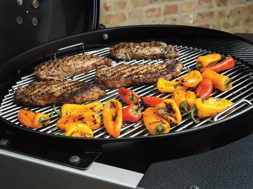 Houtskoolgrill, 22 inch, zwart