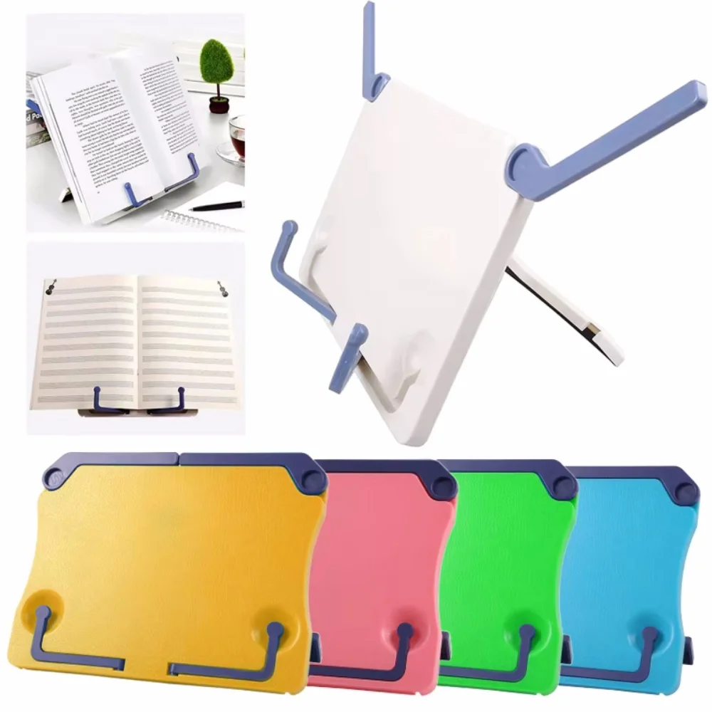 Portable Reading Stand Books Stand Recipe Shelf Folding Holder Cookbook Holder Organizer Bookend For Music Score Recipe Tablet