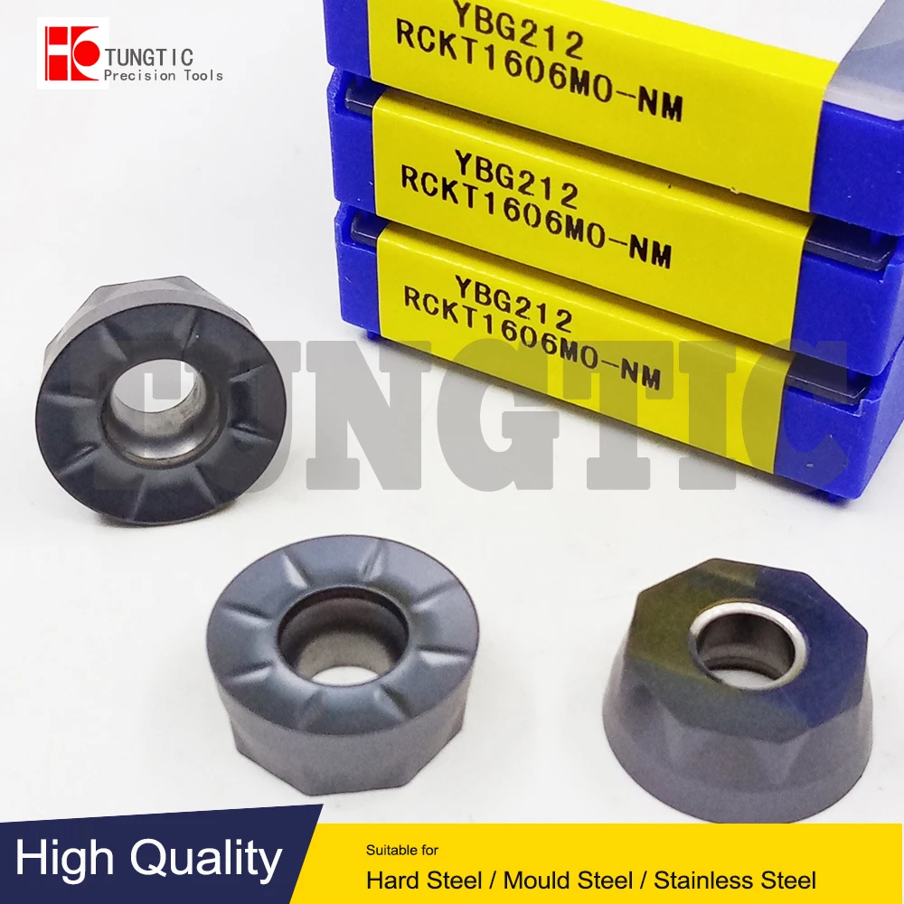 RCKT1606MO-NM YBG212 YB9320 Indexable Milling Inserts Lathe Cutting Tools Machinging Metal