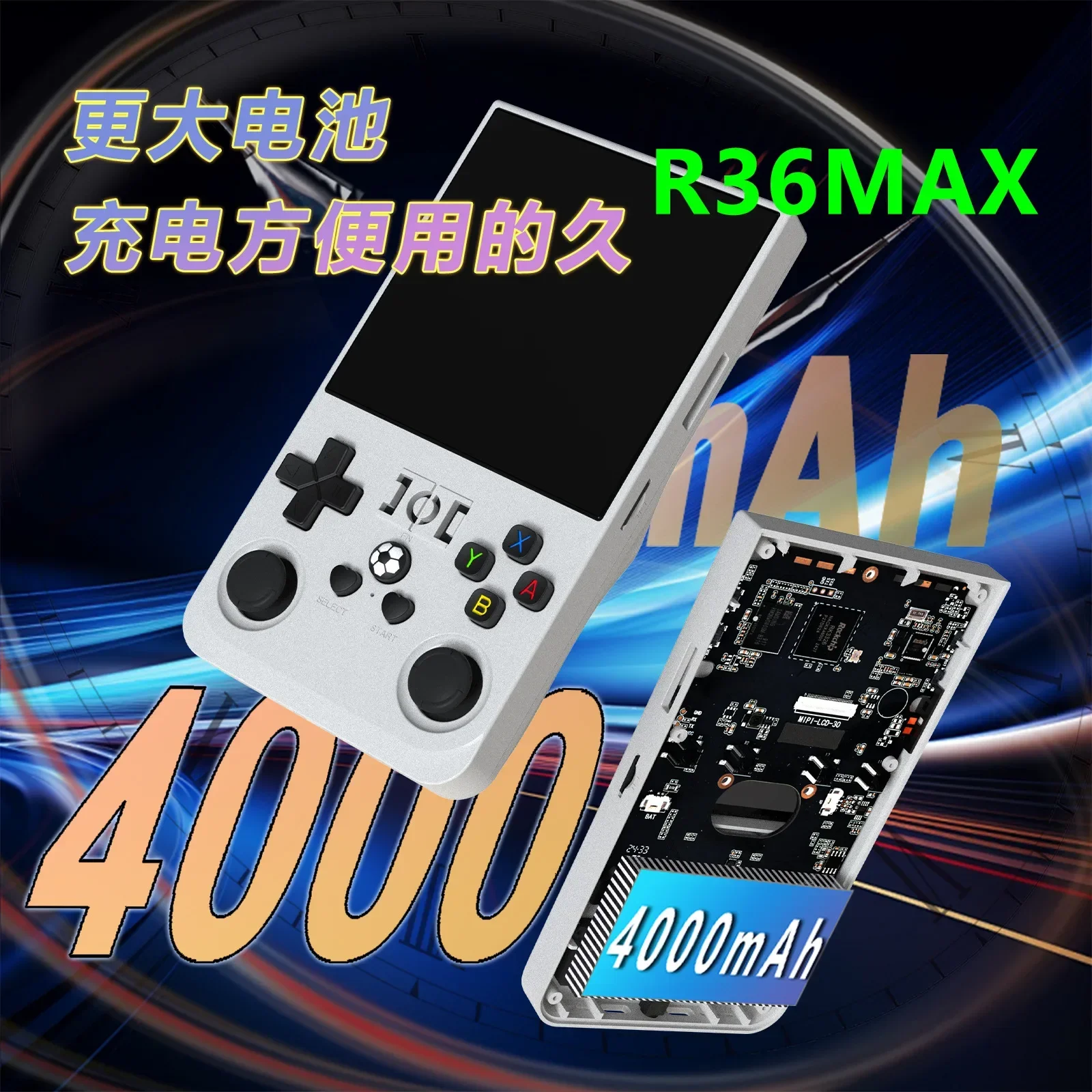 휴대용 휴대용 오픈 소스 게임 콘솔, GBA 아케이드 30 + 에뮬레이터용 PSP 레트로 게임 콘솔, R36 맥스 4 인치 TV 클래식