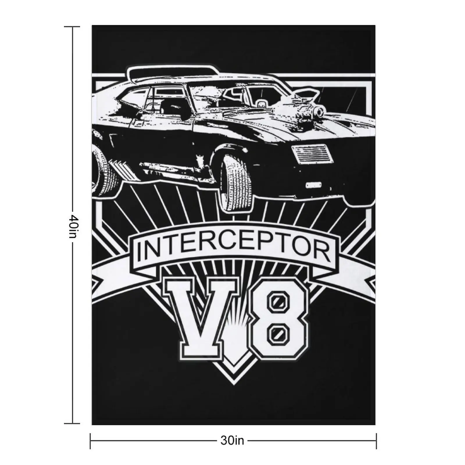 Mad Max V8 Interceptor Throw Blanket Plaid Cute Tourist Quilt Blankets