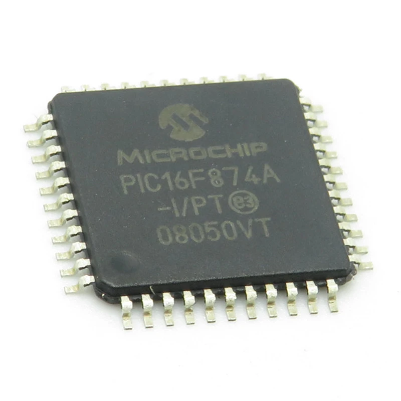 

2PCS PIC16F874A-I/PT , TQFP-44 , PIC16F874AT-I/PT , 8-bit Microcontrollers - MCU 7KB 192 RAM 33 I/O Spot stock