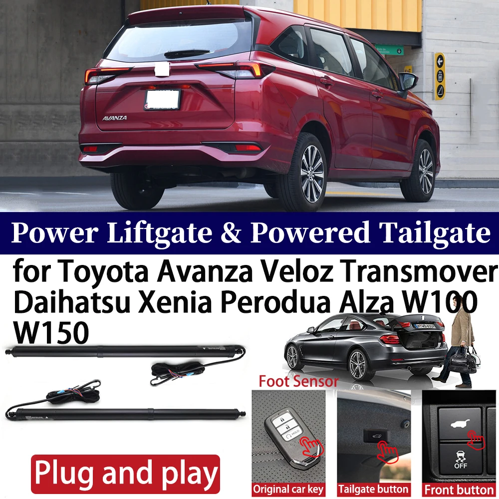 for Toyota Avanza Veloz Transmover Daihatsu Xenia Perodua Alza W100 W150 Car Power Liftgate Automatic One-Click Powered Tailgate