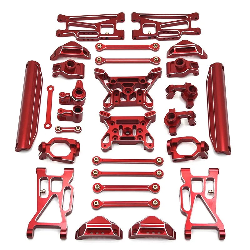 Metal Upgrade and Modification Kit Package For MJX 1/10 10208 Monster RC Car Parts