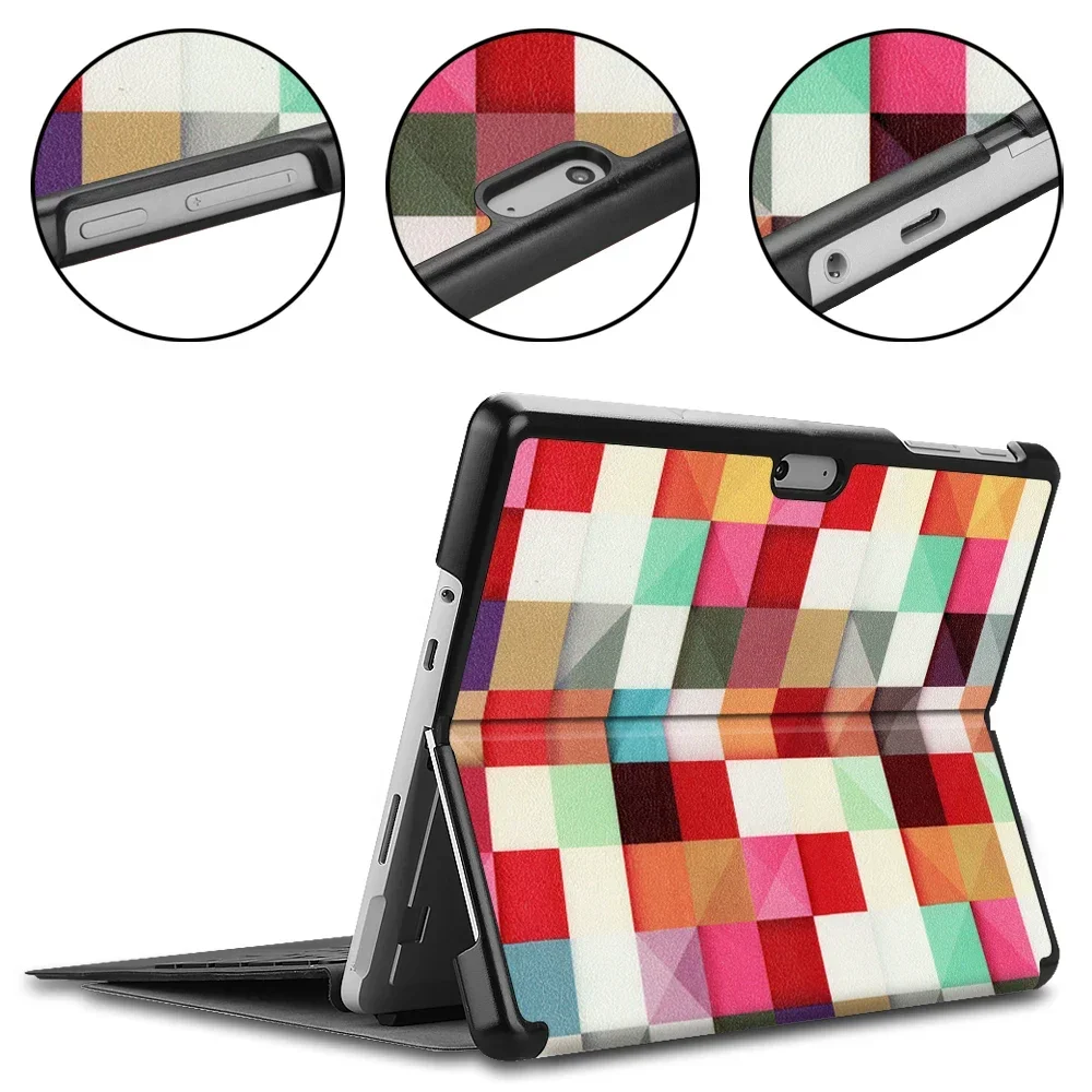 Coque de protection pour Microsoft Surface Go 10.5, 10 pouces, avec porte-stylo