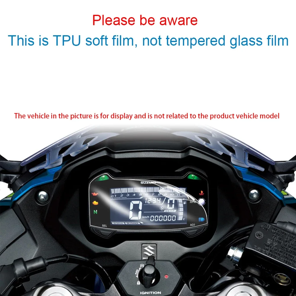 Película de protección contra arañazos para motocicleta, protector de pantalla de salpicadero para BMW G310R G310GS 2017 - 2021 G310 R G 310 GS