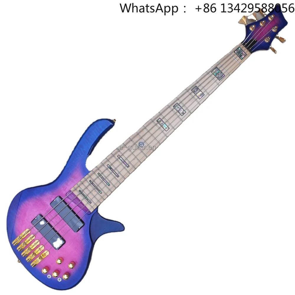 Flyoung 5 Strings Electric Bass Guitar Factory High QUality Guitars Ash Body Bass