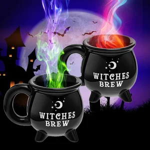 Witch Brew Coffee Becher, Keramikkaffeetassen, Wasserbecher, Getränkewaren Winter, 350 ml Geburtstagsgeschenke, 11,8oz, 1PC 8 Hauptverkäufe Witch Tasse - №2