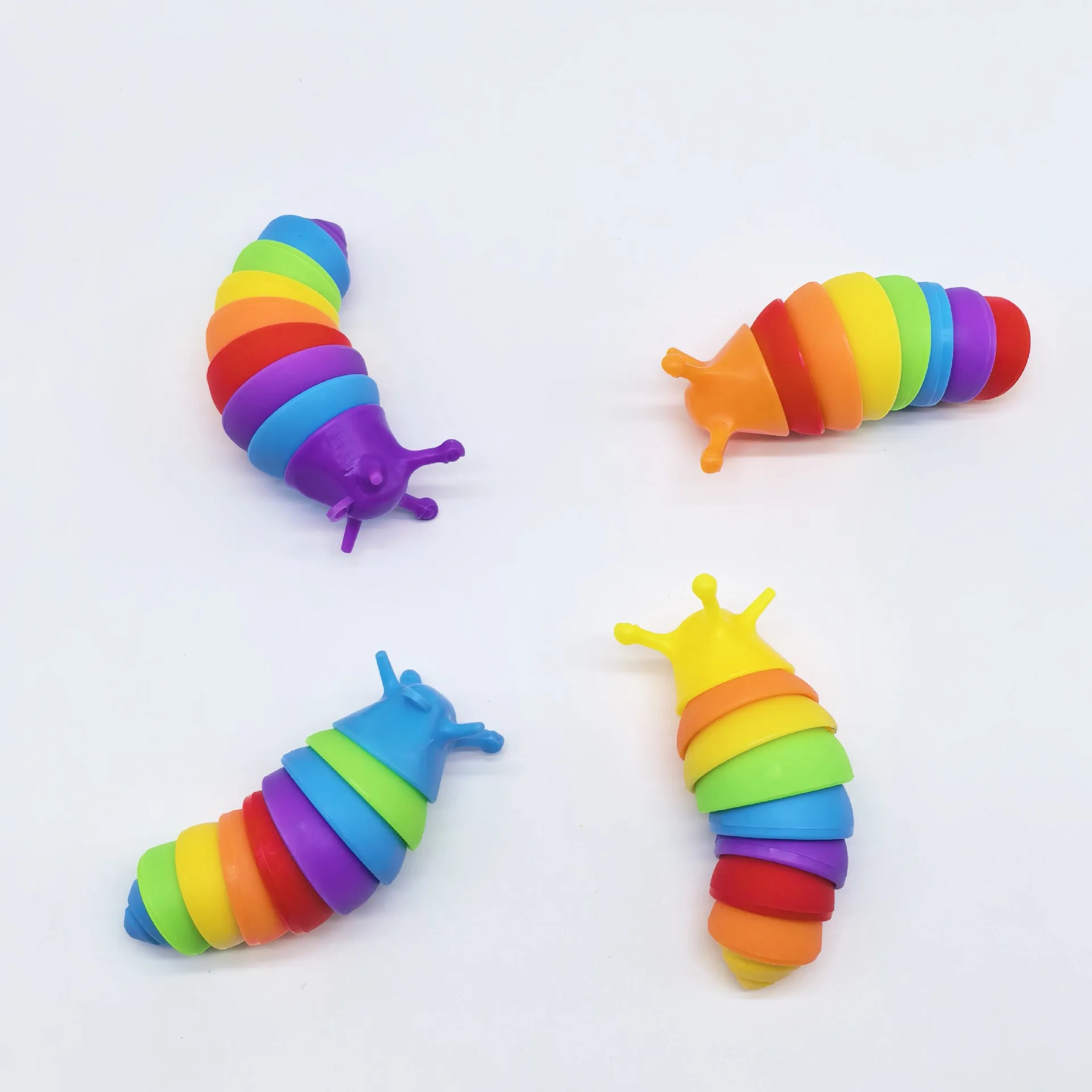 

Creative Rainbow Caterpillar Puzzle and Stress Relieving Toys Snouted Worm Trick and Stress Relieving Fun Toys Wholesale