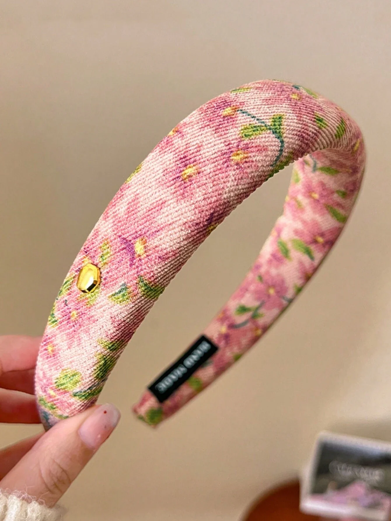 

4pcs Women Retro Ditsy Floral Headbands For Daily Casual Beach Party