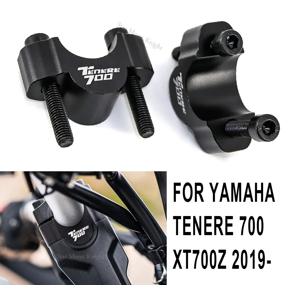 

Подставки на руль мотоцикла для Yamaha Tenere 700 Tenere700 XT700Z XTZ 700 2019-зажим монтажного крепления CNC Заготовка алюминия