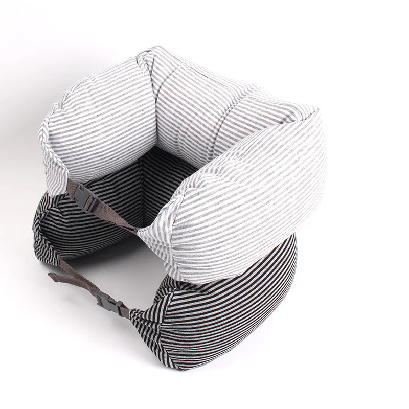 Foam Particle U-shaped Pillow Cotton Multifunctional Travel Pillow U-shaped Neck Protection Pillow Car Aircraft Headrest