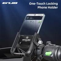 GUB 360° Rotating Bicycle Phone Holder Aluminum Alloy Anti-Slip Electric Vehicle Motorcycle Navigation Quick Release Bracket