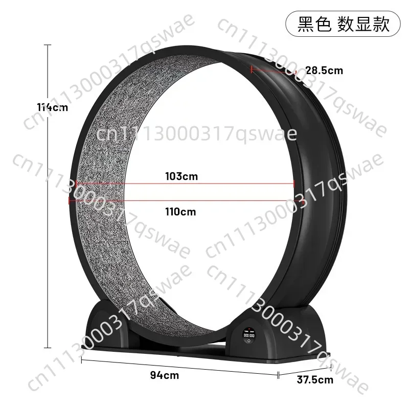 Silent Cat Running Wheel, Large  Cat Exercise Wheel, Space-Saving Indoor Pet Treadmill, Multifunctional Fitness