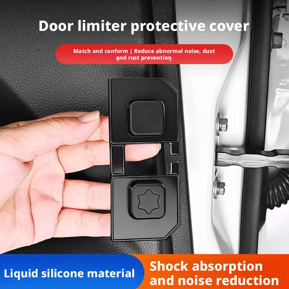 

НОВЫЕ 4 шт. универсальные водонепроницаемые самоклеящиеся силиконовые амортизирующие накладки на двери автомобиля R8V3