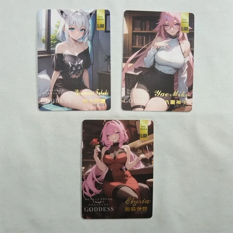 Anime Goddess Story UR Set of Cards Kafka Yae Miko Ganyu Nakano Nino Collectible Cards Christmas Birthday Gifts Children's Toys