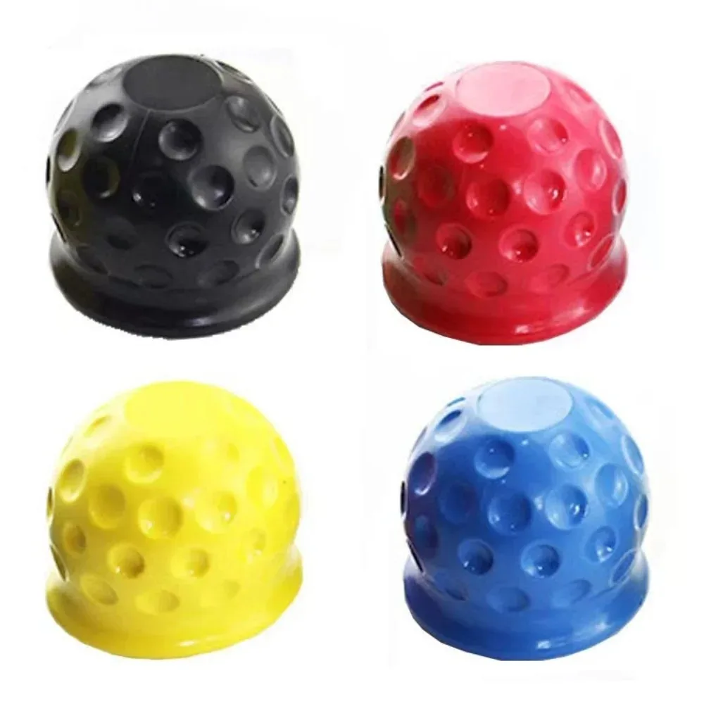 1-3PCS Universal 50MM Tow Bar Ball Cover Cap Trailer Ball Cover Tow Bar Cap Hitch Trailer Towball Protect Car Accessories