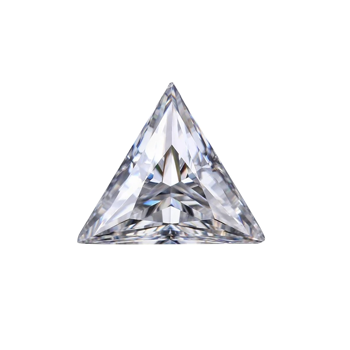 Szjinao Loose Gemstones Triangle Moissanite  0.1ct To 5ct D Color VVS1 Stone Beads With GRA Certificate Gems Pass Diamond Test