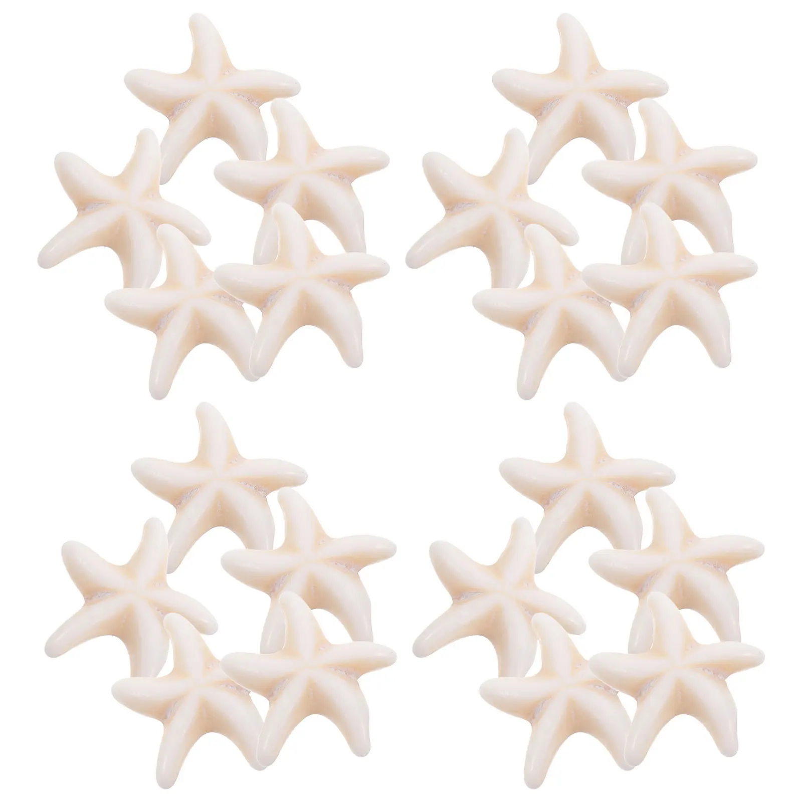 

30Pcs DIY Sea Star Beads for Jewelry Making Ocean Inspired Craft Projects Tiny Decorative Charms for Bracelets and Necklaces