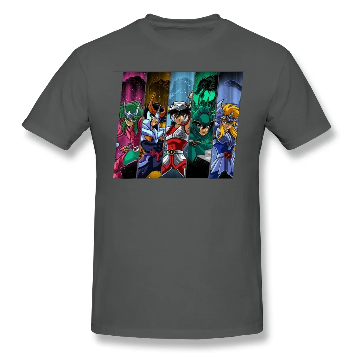 Man Knight Of Zodiacs 2 Caballeros Del Zodiaco,Gold Saint,Chevaliers Du Zodiaque,Hyoga fitness Graphic Funny T-shirts