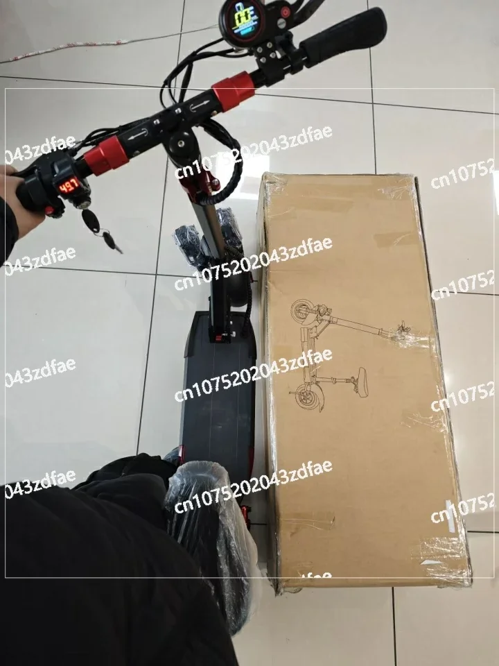 Foldable Commuter Car with Basket Handle for The Elderly Small Electric Tricycle Adult Tricycle Mobile Scooter