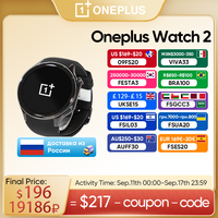 OnePlus Watch 2 Global Version Smart Watch Snapdragon W5 2GB 32GB 1.43'' AMOLED Display Google Wear OS 4 Dual Frequency GPS NFC