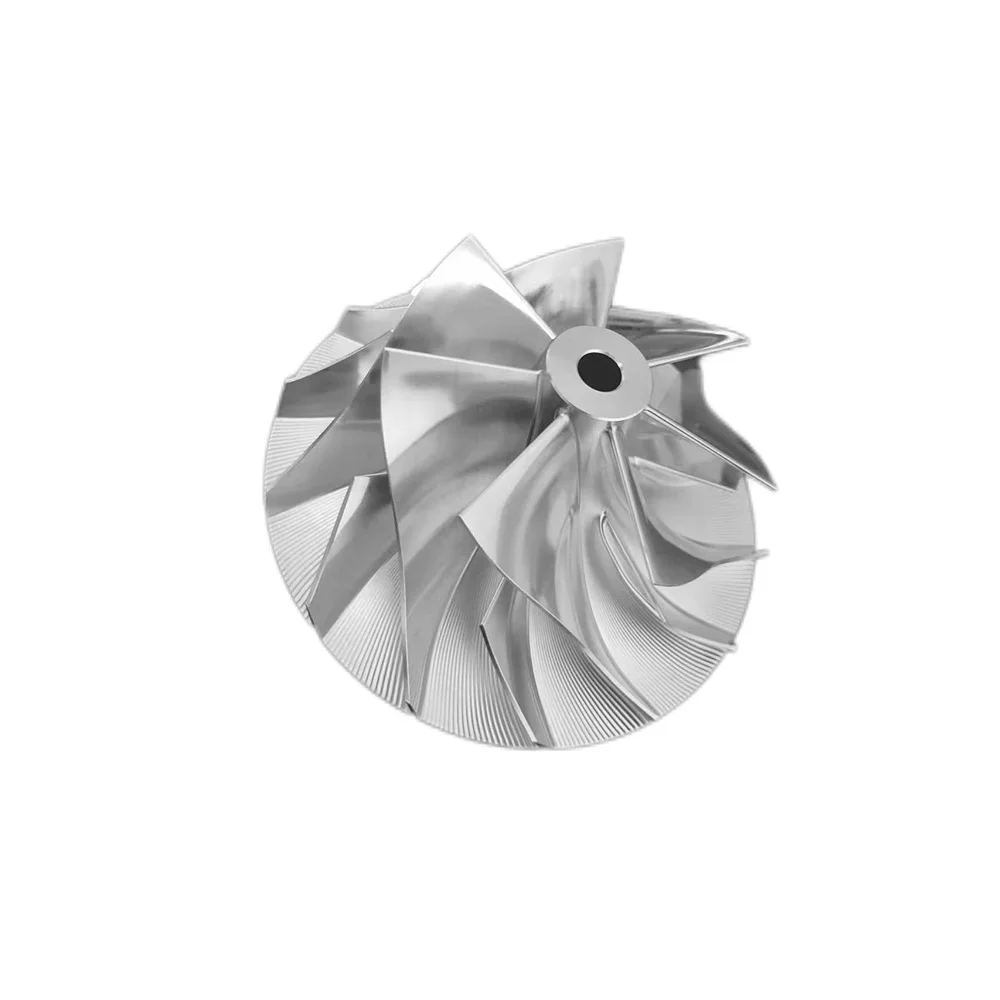 Nickel Base Alloy Titanium Alloy Aluminum Alloy Cnc Machining Compressor Impeller Alternator Shaft CNC machining part