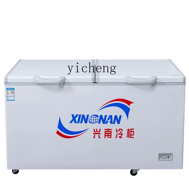 

horizontal single temperature commercial freezer large capacity refrigerated frozen top door cabinet
