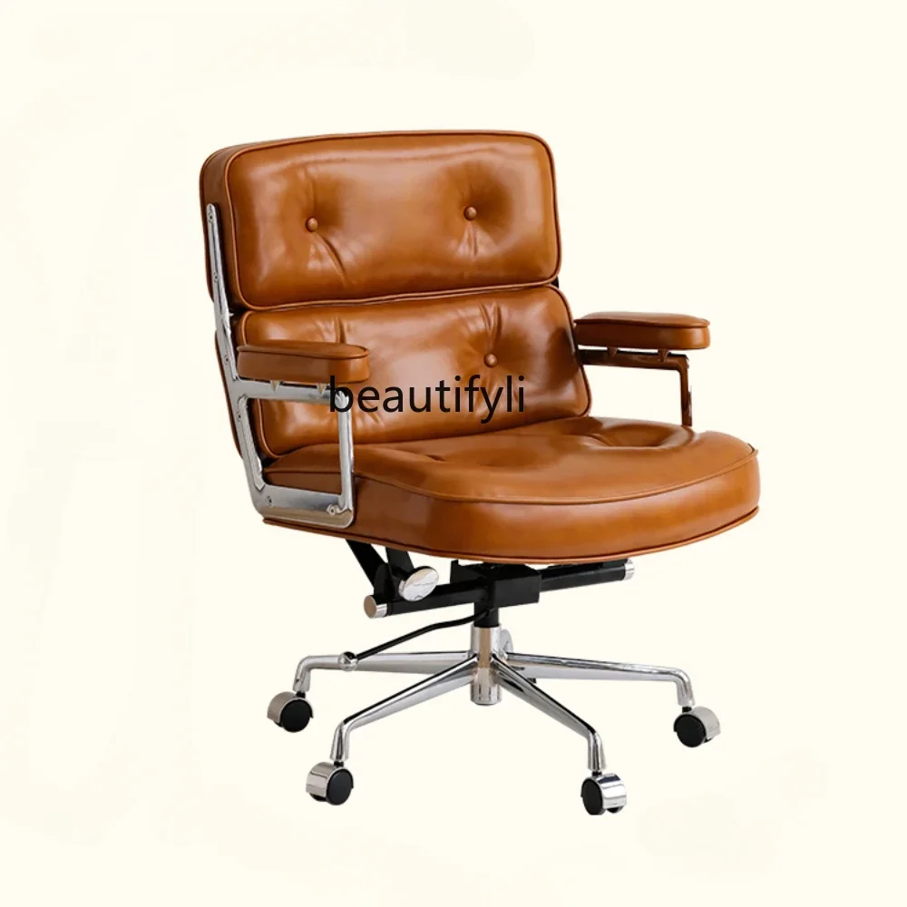 

xxzNordic Computer Chair Home Long-Sitting Comfortable Study Office Chair Adjustable Rotating Chair