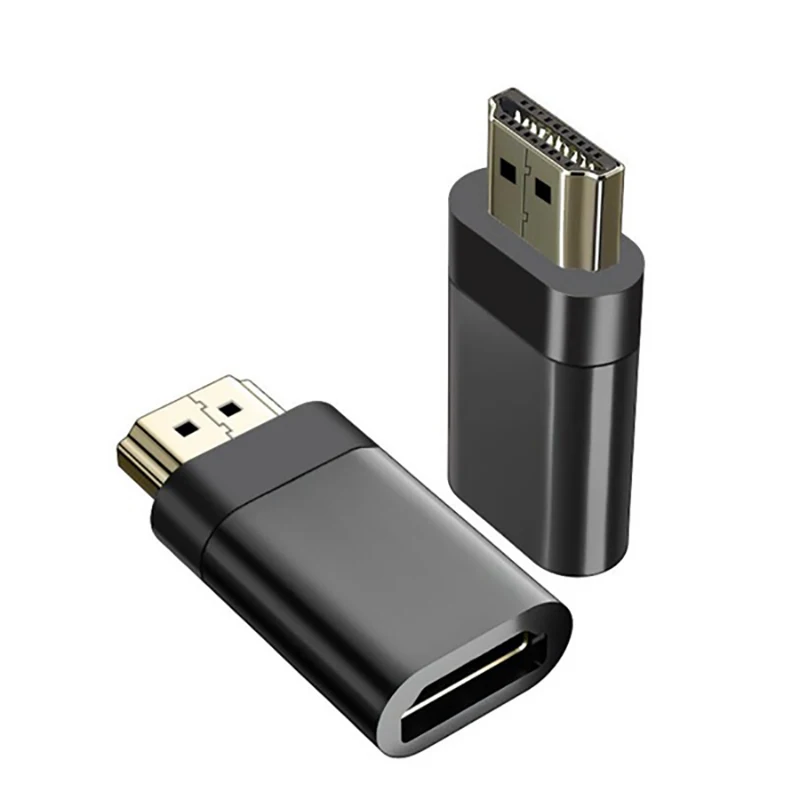 Babq adaptador magnético compatível com hdmi 8k conversor macho para fêmea de alta definição para projetor de tv portátil adaptador magnético
