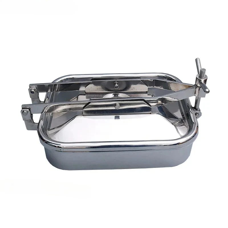 Прямоугольная крышка люка 250x150 мм из нержавеющей стали