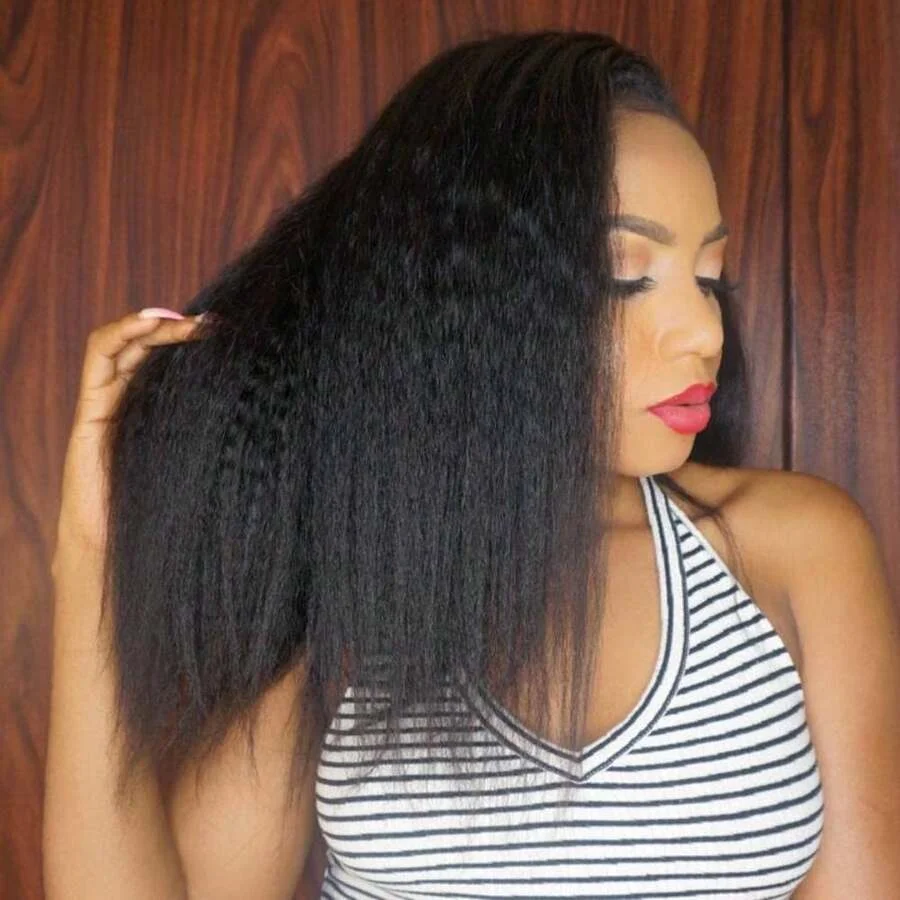 

Кудрявый прямой полупарик, человеческие волосы, бесклеевые парики, человеческие волосы, готовые к ношению, полупарик 3 в 1, шнурок, яки, откидывающиеся полупарики