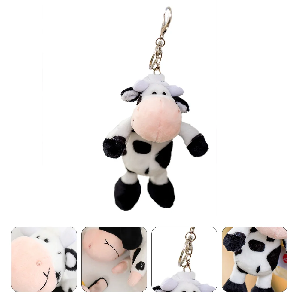 1Pc Adorable Cow Plush Toy Pendant Eco Friendly Decoration Festive Party Living Room Wall nament Gift for Children