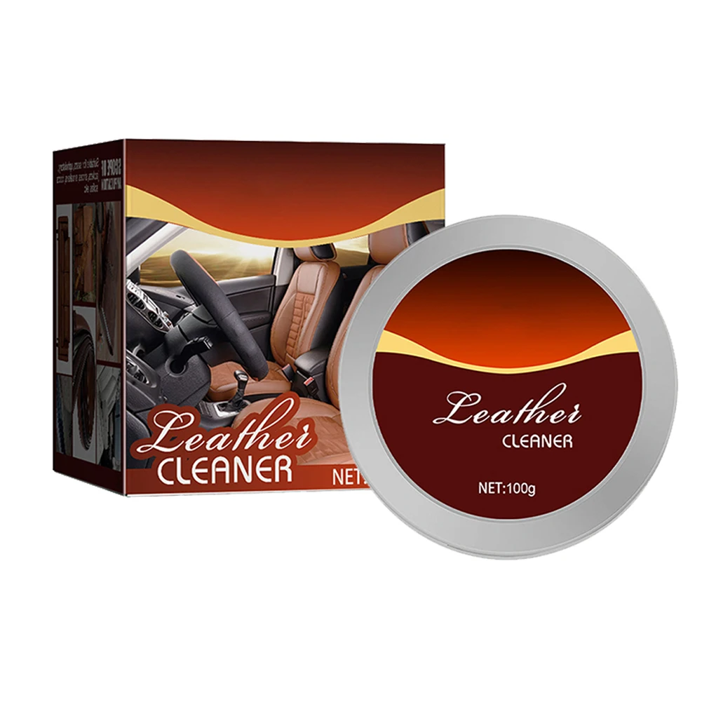 Leather Cleaner with Nourishing Properties Comprehensive Cleaning Kit Featuring Cream Sponges Brushes and Gloves