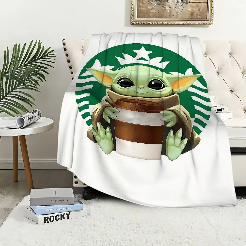 STAR Yoda W-WARS Blanket For Soft Throw Blanket for Picnic Bed Sofa Home Bedroom Cozy Warm Comfortable view 4