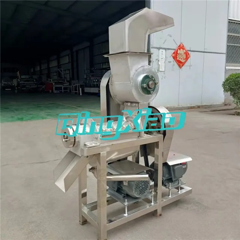 Large-scale Lemon Roller Juicer Passion Fruit and Citrus Peeling and Juicing Machine Grapefruit and Mulberry Screw Press Machine