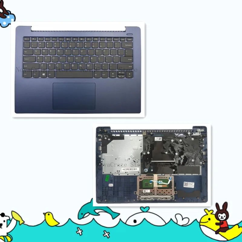 

Новый упор для рук IdeaPad 330S-14 330S-14IKB 330S-14AST с клавиатурой США, синий