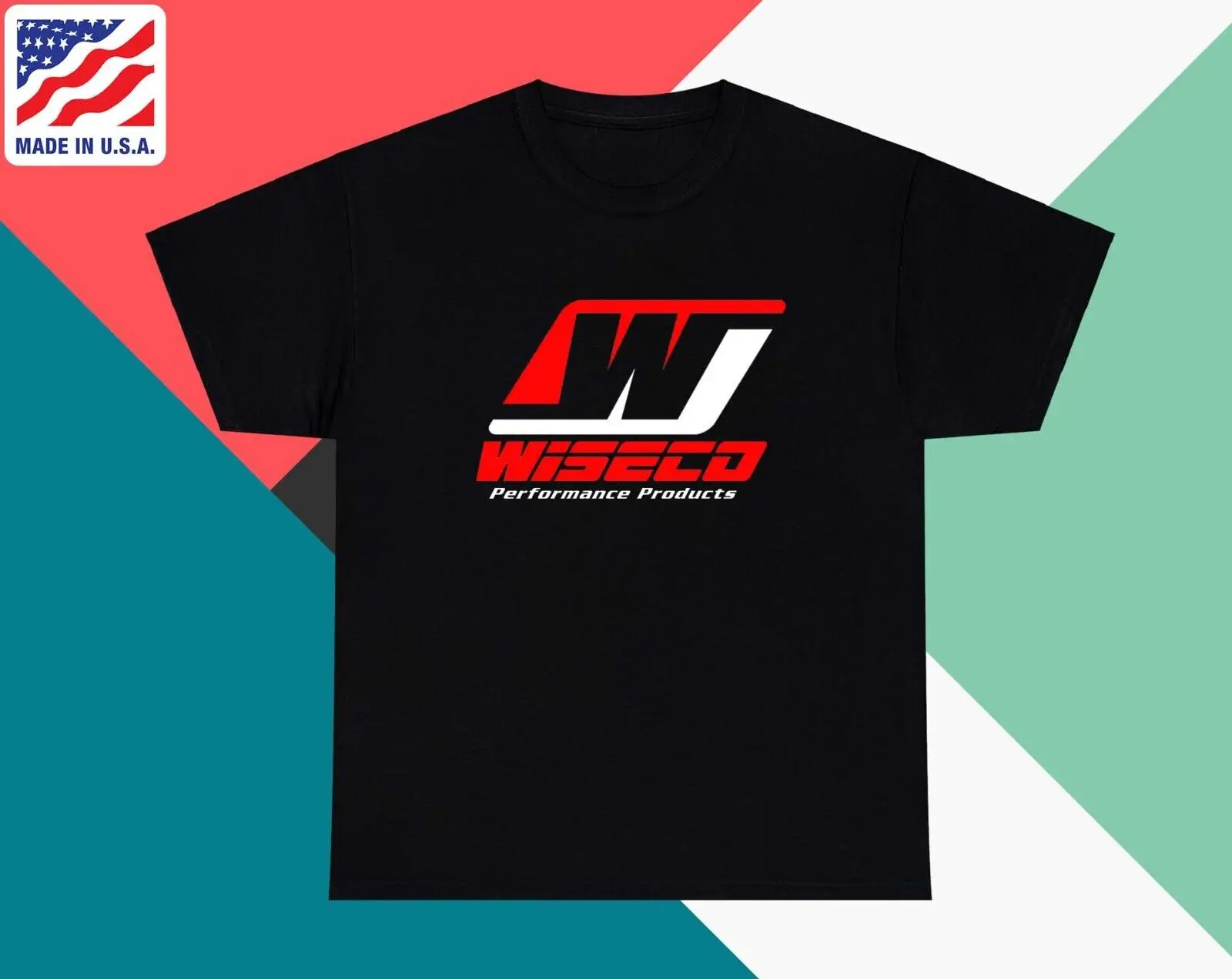 New Wiseco Pistons Logo Automotive Powersport Funny T shirt S 5XL