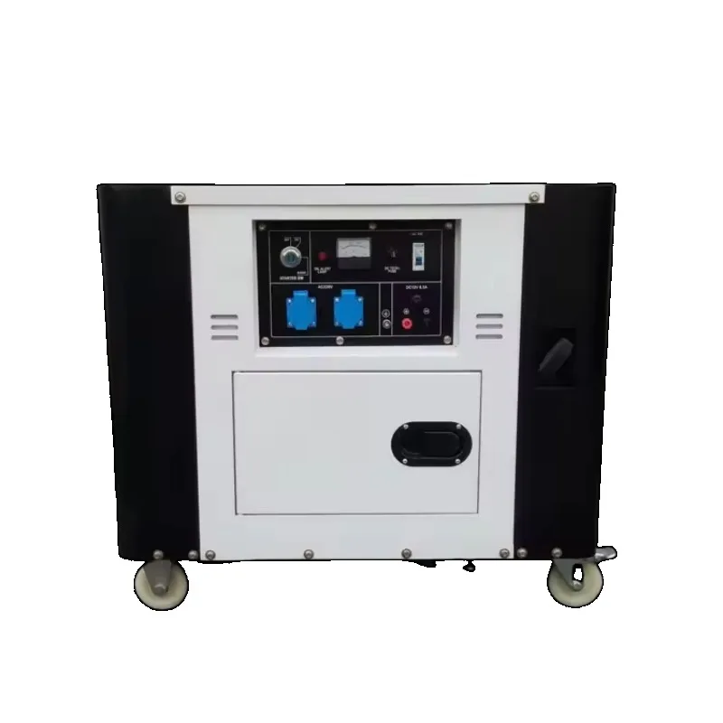 Factory Priced Silent Electric Diesel Generators 5KW 230V Rated Voltage 50Hz Remote Control Portable Single/Three-Phase