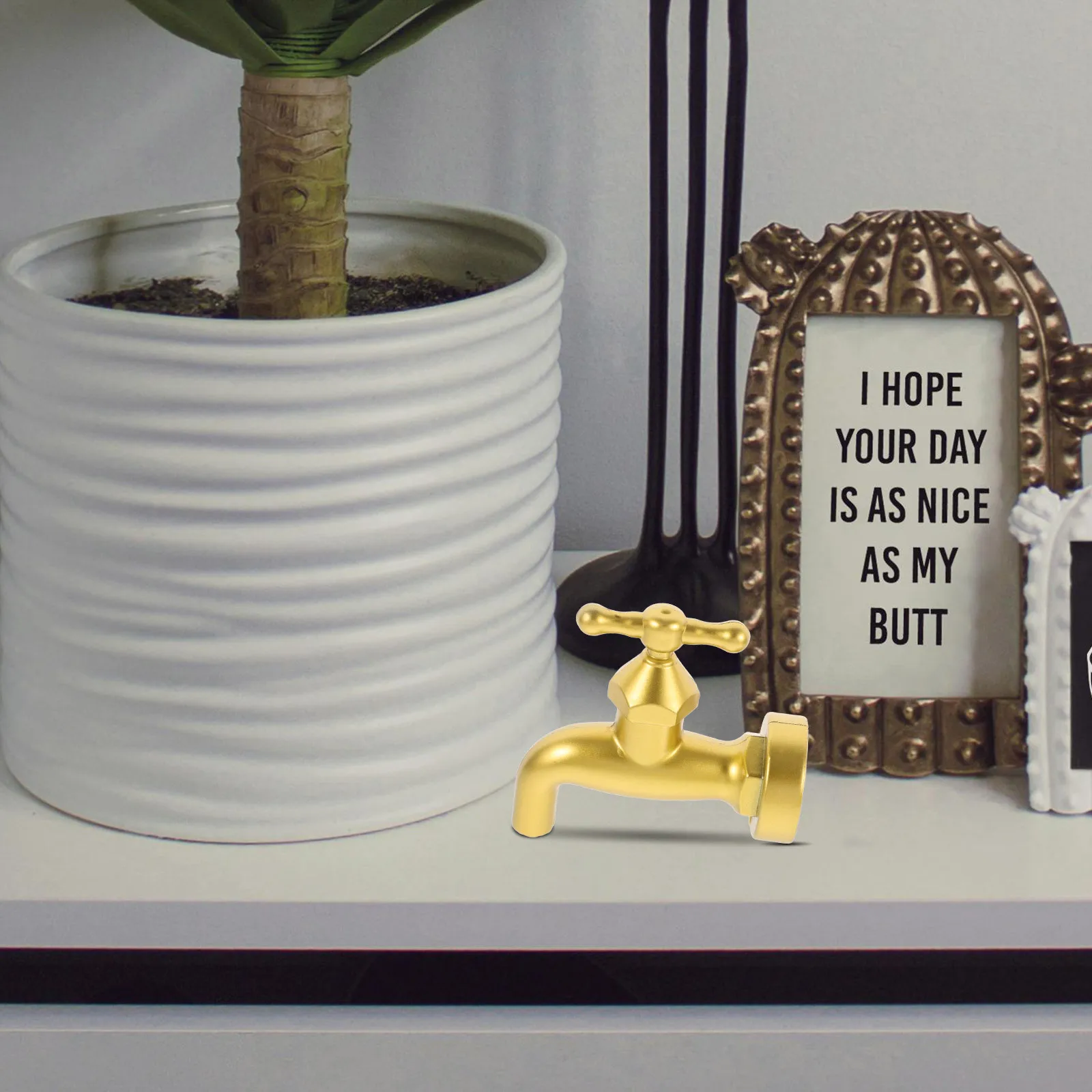 

Faucet Fountain Floating Tap Creative Invisible Faucet Home Courtyard Outdoor Tabletop Fountain Accessories Lucky Flowing Water