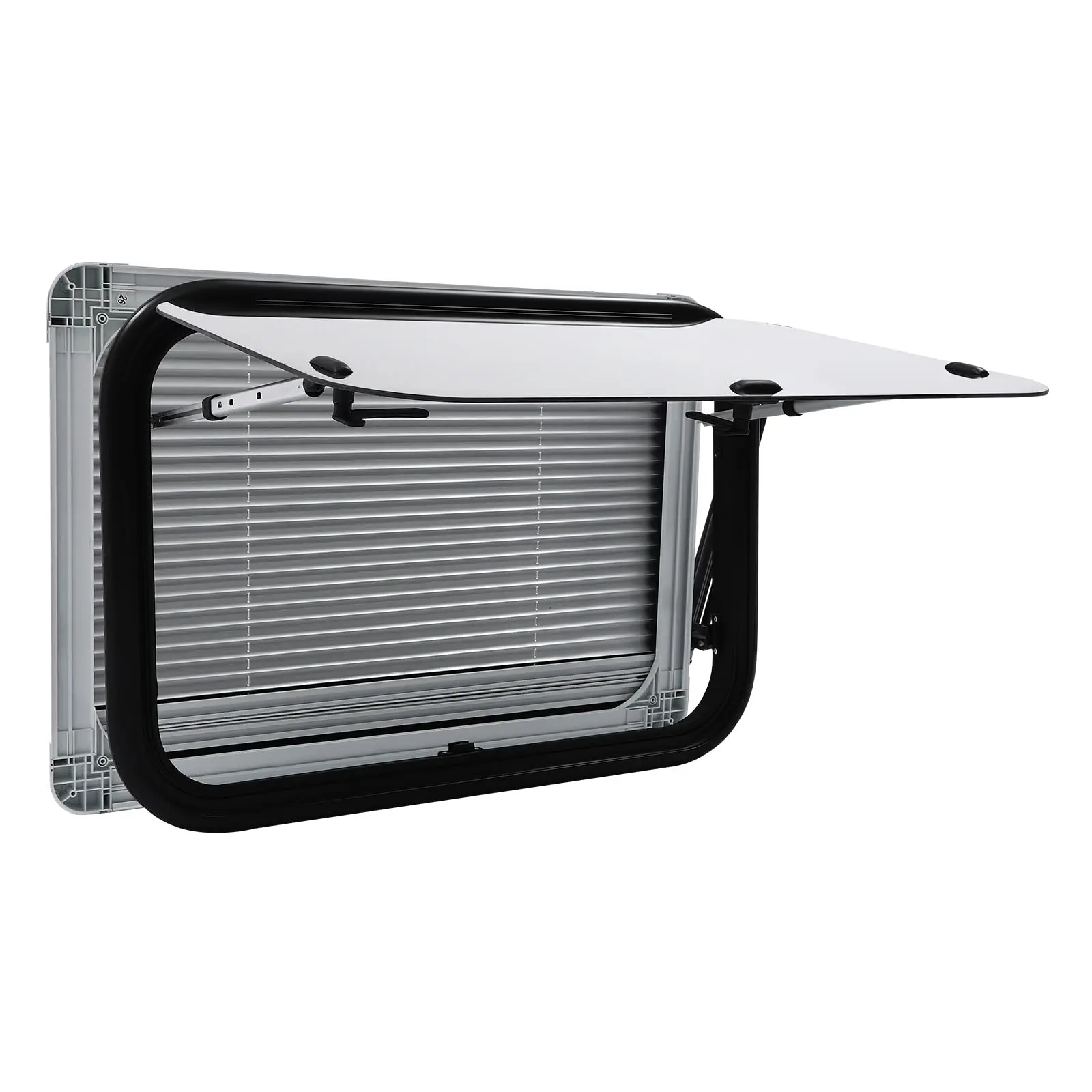 

Окно для автофургона 30 дюймов Ш X 20 дюймов В Сменное окно для кемпера Ультратолстое закаленное стекло Аварийное окно для кемпера с комплектом отделки Легкая установка