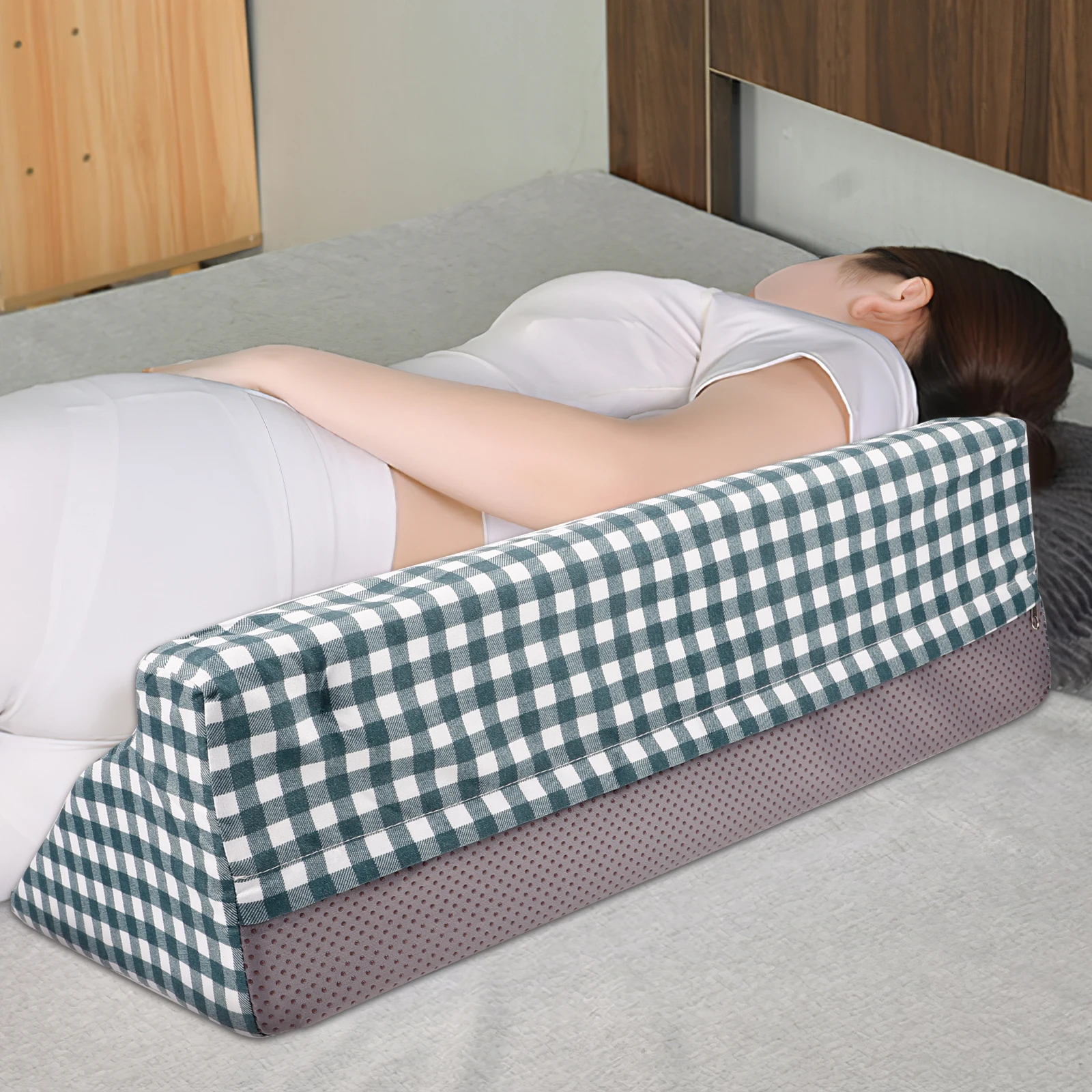 

Подушка для поворота пожилых людей 50x25x15 см, треугольная губка, клин, подушка для позиционирования, поддержка тела, удобная больница